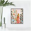Picture of Eclectic Floral Canvas II _GroupedProduct_Rectangle_Portrait_Canvas_Framed_