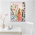 Picture of Eclectic Floral Canvas II _GroupedProduct_Rectangle_Portrait_Canvas_Framed_