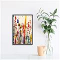 Picture of Eclectic Floral Canvas III _GroupedProduct_Rectangle_Portrait_Canvas_Framed_