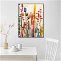 Picture of Eclectic Floral Canvas III _GroupedProduct_Rectangle_Portrait_Canvas_Framed_
