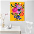 Picture of Red Chromatic Flowers _GroupedProduct_Rectangle_Portrait_Unframed_Print_Only_