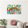 Picture of Vibrant Fusion Jaguar _GroupedProduct_Rectangle_Landscape_Unframed_Print_Only_