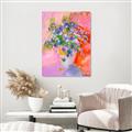 Picture of Petals in Pink Bloom  _GroupedProduct_Rectangle_Portrait_Unframed_Print_Only_