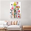 Picture of Eclectic Floral Canvas I _GroupedProduct_Rectangle_Portrait_Unframed_Print_Only_