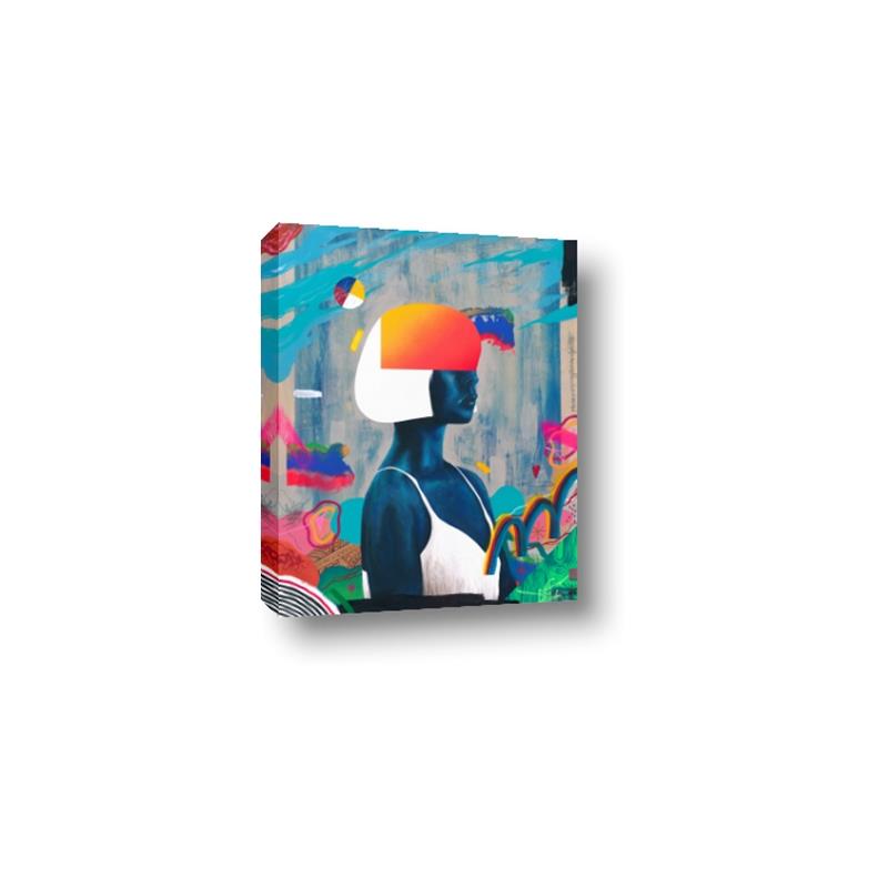 Picture of Luminous Blue Girl _GroupedProduct_Rectangle_Portrait_Canvas_