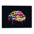 Picture of Graffiti Glow Lips _GroupedProduct_Rectangle_Landscape_Canvas_