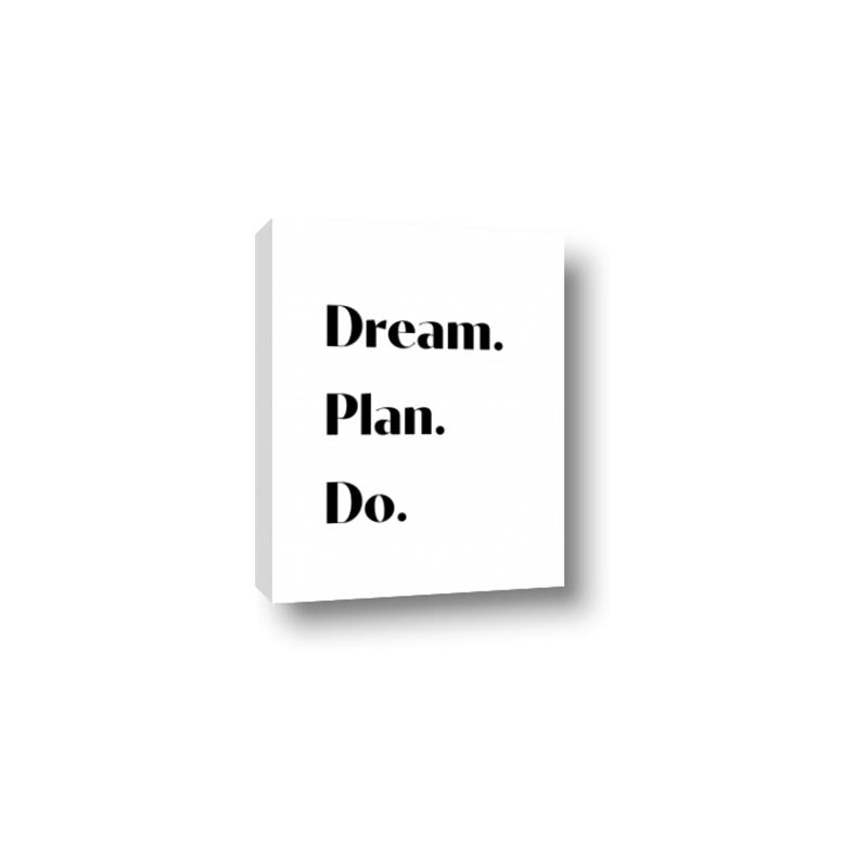 Picture of Dream Plan Do _GroupedProduct_Rectangle_Portrait_Canvas_