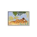 Picture of Lazyday Lady _GroupedProduct_Rectangle_Landscape_Canvas_Framed_