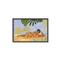 Picture of Lazyday Lady _GroupedProduct_Rectangle_Landscape_Canvas_Framed_