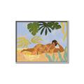 Picture of Lazyday Lady _GroupedProduct_Rectangle_Landscape_Canvas_Framed_