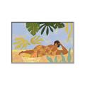 Picture of Lazyday Lady _GroupedProduct_Rectangle_Landscape_Canvas_Framed_
