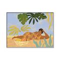 Picture of Lazyday Lady _GroupedProduct_Rectangle_Landscape_Canvas_Framed_