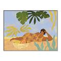 Picture of Lazyday Lady _GroupedProduct_Rectangle_Landscape_Canvas_Framed_