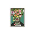 Picture of Floral Frida Everyday _GroupedProduct_Rectangle_Portrait_Canvas_Framed_