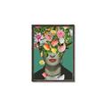 Picture of Floral Frida Everyday _GroupedProduct_Rectangle_Portrait_Canvas_Framed_