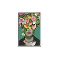 Picture of Floral Frida Everyday _GroupedProduct_Rectangle_Portrait_Canvas_Framed_