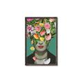 Picture of Floral Frida Everyday _GroupedProduct_Rectangle_Portrait_Canvas_Framed_