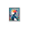 Picture of Luminous Blue Girl _GroupedProduct_Rectangle_Portrait_Canvas_Framed_