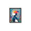 Picture of Luminous Blue Girl _GroupedProduct_Rectangle_Portrait_Canvas_Framed_