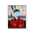 Picture of Graffiti Sadness _GroupedProduct_Rectangle_Portrait_Canvas_Framed_