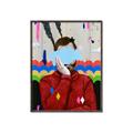 Picture of Graffiti Sadness _GroupedProduct_Rectangle_Portrait_Canvas_Framed_