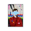 Picture of Graffiti Sadness _GroupedProduct_Rectangle_Portrait_Canvas_Framed_