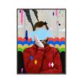 Picture of Graffiti Sadness _GroupedProduct_Rectangle_Portrait_Canvas_Framed_