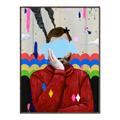 Picture of Graffiti Sadness _GroupedProduct_Rectangle_Portrait_Canvas_Framed_