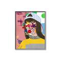 Picture of Abstracted Neon Expressions _GroupedProduct_Rectangle_Portrait_Canvas_Framed_