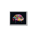 Picture of Graffiti Glow Lips _GroupedProduct_Rectangle_Landscape_Canvas_Framed_