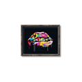 Picture of Graffiti Glow Lips _GroupedProduct_Rectangle_Landscape_Canvas_Framed_