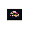 Picture of Graffiti Glow Lips _GroupedProduct_Rectangle_Landscape_Canvas_Framed_