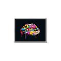 Picture of Graffiti Glow Lips _GroupedProduct_Rectangle_Landscape_Canvas_Framed_