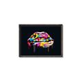 Picture of Graffiti Glow Lips _GroupedProduct_Rectangle_Landscape_Canvas_Framed_
