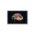 Picture of Graffiti Glow Lips _GroupedProduct_Rectangle_Landscape_Canvas_Framed_