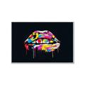 Picture of Graffiti Glow Lips _GroupedProduct_Rectangle_Landscape_Canvas_Framed_