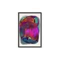 Picture of Neon Infusion Planet _GroupedProduct_Rectangle_Portrait_Canvas_Framed_