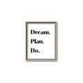 Picture of Dream Plan Do _GroupedProduct_Rectangle_Portrait_Canvas_Framed_
