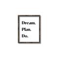Picture of Dream Plan Do _GroupedProduct_Rectangle_Portrait_Canvas_Framed_