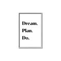 Picture of Dream Plan Do _GroupedProduct_Rectangle_Portrait_Canvas_Framed_