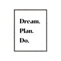 Picture of Dream Plan Do _GroupedProduct_Rectangle_Portrait_Canvas_Framed_