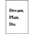 Picture of Dream Plan Do _GroupedProduct_Rectangle_Portrait_Canvas_Framed_