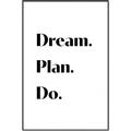 Picture of Dream Plan Do _GroupedProduct_Rectangle_Portrait_Canvas_Framed_