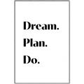 Picture of Dream Plan Do _GroupedProduct_Rectangle_Portrait_Canvas_Framed_