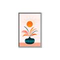 Picture of Petals and Solar Bloom _GroupedProduct_Rectangle_Portrait_Canvas_Framed_