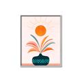 Picture of Petals and Solar Bloom _GroupedProduct_Rectangle_Portrait_Canvas_Framed_