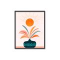 Picture of Petals and Solar Bloom _GroupedProduct_Rectangle_Portrait_Canvas_Framed_