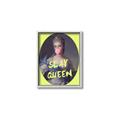 Picture of Slay Yellow Queen _GroupedProduct_Rectangle_Portrait_Canvas_Framed_