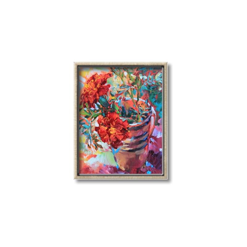 Picture of Garden Grace Foliage _GroupedProduct_Rectangle_Portrait_Canvas_Framed_