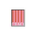 Picture of Ciao Stripes in Pink _GroupedProduct_Rectangle_Portrait_Canvas_Framed_